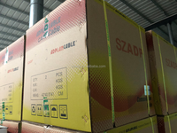 CAT6 kabel berpelindung SFTP, 4 pasang 23AWG tembaga murni 1000FT 305M Roll CAT 6 kabel jaringan Lan Ethernet