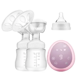 नई आगमन OEM यूएसबी पोर्टेबल हाथ नि: शुल्क बिजली डबल स्तन दूध खिला सक्शन पंप रिचार्जेबल इलेक्ट्रॉनिक स्तन पंप