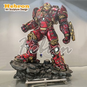 Venta al por Mayor de Fábrica: Estatua de Iron Man de Tamaño Real en Fibra de Vidrio y Resina para Decoración de Interiores, Escultura de <span class=keywords><strong>Hulk</strong></span> Buster en Tamaño <span class=keywords><strong>1</strong></span>/2 - Product Image 3