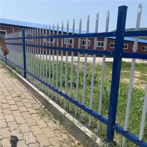 OEM Fácil de instalar Valla de acero de zinc Valla de empalizada <span class=keywords><strong>protectora</strong></span> Valla de aislamiento de carretera Barandilla para la venta - Product Image 4