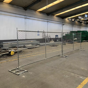Panneaux de clôture temporaire en treillis galvanisé de 6 pi x 12 pi, clôture de sécurité portable pour chantier de construction pour le marché du Canada et des États-Unis - Product Image 2