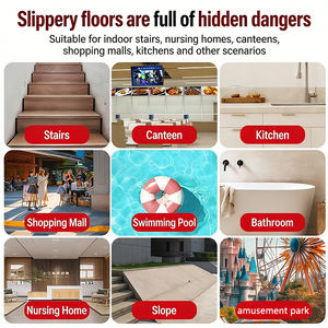 Autocollants antidérapants transparents invisibles en PE/PVC acrylique, tapis antidérapants transparents, tapis, moquettes, canapés, forte adhérence, réutilisables - Product Image 3