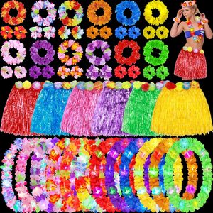 फूलों के पुष्पचक्र ब्रेसलेट हुला के नेतृत्व में हैवीयन ली हार के बीच थीम पार्टी ने ली हार - Product Image 2