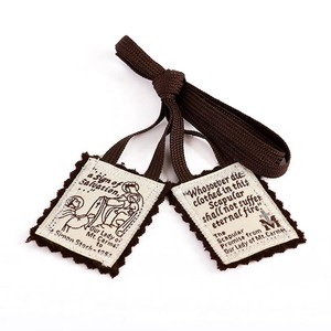 Escapulario de Lana Morada de Bendición y Protección de 1 3/4\" X 2\", Venta al por Mayor - Product Image 2