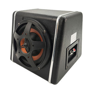 Caja de Subwoofer Activo para <span class=keywords><strong>Auto</strong></span> con Diseño Trapezoidal de 6 y 8 Pulgadas, 70W, 12V CC, Amplificador de Bajos - Product Image 5