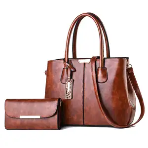 Promotional Fashion Leisure Retro Large Capacity Handbag Mother Bag Latest Design Girl Handbags