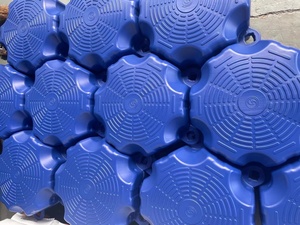 Hexagon HDPE Blowmolded Hersteller billige Dock Bridge <span class=keywords><strong>Jet</strong></span> Ski Kunststoff modulare Würfel Plattform Boot schwimmende Ponton zu verkaufen - Product Image 2
