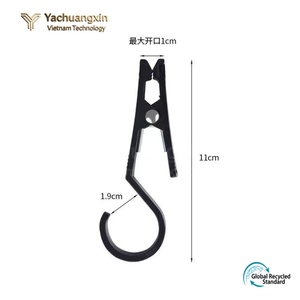 Metal Camping Hook Clips 4-Pack Outdoor <b>Tent</b> <b>Canopy</b> Clip Accessory All Seasons Use - Product Image 2