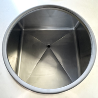 Réservoir IBC en acier inoxydable SS304 de 550 gallons, certifié UN31A/Y, longue durée de vie, pour le stockage de liquides dangereux