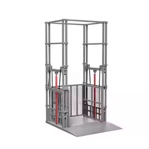 Plateforme élévatrice hydraulique industrielle robuste à double rail de guidage <span class=keywords><strong>pour</strong></span> <span class=keywords><strong>extérieur</strong></span>, <span class=keywords><strong>pour</strong></span> marchandises et personnes - Product Image 3