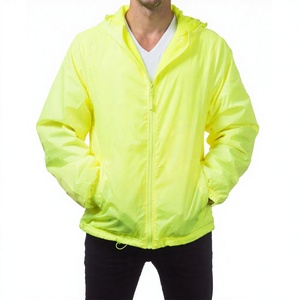 Chaqueta Cortavientos de Invierno para Hombre de Alta Calidad con Capucha, Diseño de Logotipo Personalizado, Servicio OEM, Venta al por Mayor, Ropa Urbana, Cierre de Cremallera, Impermeable - Product Image 1