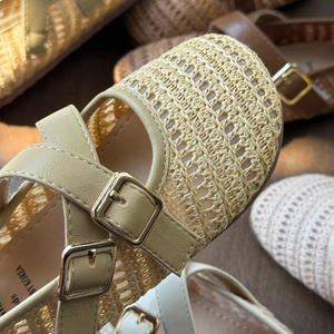 Sandalias Tejidas de Verano 2026 Estilo Mori para Niñas, Zapatos de Cuero con Suela Suave Tipo Mary Jane para Niñas - Product Image 4