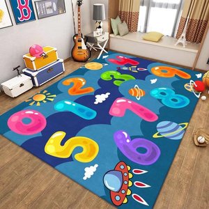 <span class=keywords><strong>Alfombra</strong></span> <span class=keywords><strong>Infantil</strong></span> Personalizada, <span class=keywords><strong>Alfombra</strong></span> de Juego Suave, <span class=keywords><strong>Alfombra</strong></span> de Desarrollo Tipo Rompecabezas, Alfombras Infantiles con Patrones Coloridos de Dibujos Animados - Product Image 2