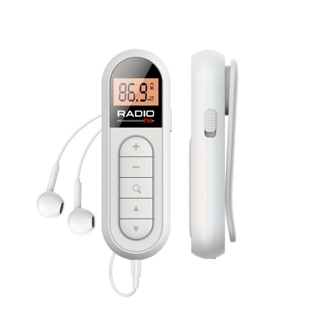 Mini FM Pocket Radio FM Receiver With Earphone for Event Meeting Walking Mini FM Radio