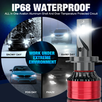 YD ventes directes d'usine 12V COB phares LED H1 H3 H11 9012 blanc froid système d'éclairage de voiture phares antibrouillard montage universel