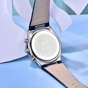 Reloj de Fábrica al por Mayor, Benyar de Lujo, Moda, Aleación, Cuero, Negocios, Deportivo, Cronógrafo, Resistente al Agua, Cristal de Cuarzo, Puntero, Personalizado - Product Image 5