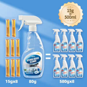 Limpiador <span class=keywords><strong>Profesional</strong></span> de Manchas de Aceite para Cocina, Líquido de Alta Eficiencia para Eliminar Grasa, de Acción Rápida, Ecológico, para Limpieza Profunda de Gabinetes - Product Image 2