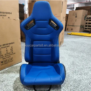 เบาะนั่งรถแข่ง MJ Modified สำหรับรถยนต์ฮอนด้า เบาะนั่งแบบ <span class=keywords><strong>Recaro</strong></span> สีเหลืองคาร์บอนไฟเบอร์ หุ้มผ้ากำมะหยี่สีแดง - Product Image 5