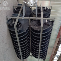 Nouveau prix usine : Séparateur gravitaire à spirale avec roulement de moteur pour usine de traitement de l'extraction de minerai d'or et de cuivre 220V/380V