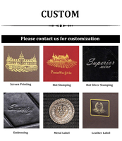Boîte en cuir PU et bois portable pour clés, personnalisable avec logo et taille, coffret cadeau avec emballage cadeau pour documents