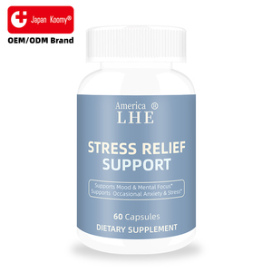 Suplemento Mayorista para Mejorar el Estrés y el Apoyo, Fabricante de Suplementos para Calmar y Relajar, 60 Cápsulas de Apoyo para Mejorar el Estrés - Product Image 1