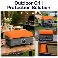 Couverture de plaque de cuisson carrée en silicone résistante à la chaleur, tapis de protection antidérapant réutilisable pour les tâches de restauration commerciale, OEM mondial