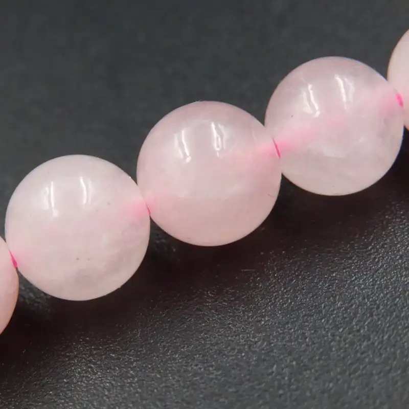 Naturale della pietra preziosa rosa perle di quarzo in massa per la collana del braccialetto monili che fanno commercio all'ingrosso tutti i tipi di perline di pietra naturale