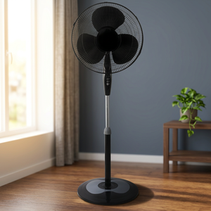 High Speed 16 Inch Oscillating <b>Stand</b> <b>Fan</b> 18mm Copper Motor 3 Speed Round Base Energy Efficient CE Approved - Product Image 4