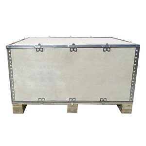 Caja de Madera Contrachapada con Correa de Acero Weixu, Personalizable, para Transporte de Maquinaria de Exportación, Caja de Madera Desmontable - Product Image 1