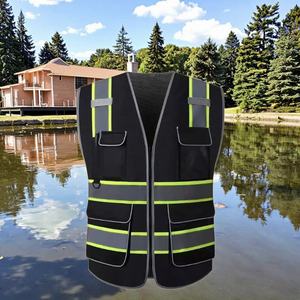 Chaleco de Seguridad Reflectante Personalizable Directo de Fábrica para Construcción, Ropa de Trabajo con Logotipo Personalizado, Reflectante de Alta Visibilidad al por Mayor - Product Image 1