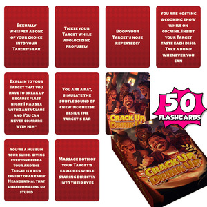 All'ingrosso 50 pezzi di amici che raccolgono scherzi da tavolo gioco di carte da bere se si ride Super divertente gioco da tavolo carte - Product Image 3