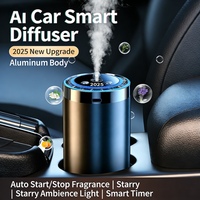 Diffuseur d'aromathérapie Hilton Scent Vent en plastique, alimenté par USB, à fixer sur la console centrale, éclairage ambiant Starlight intelligent et passionné