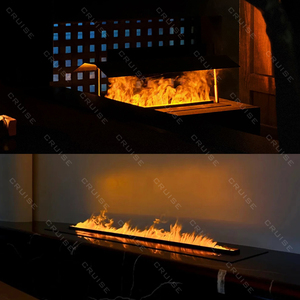 CRUISE Intelligent 1000mm 3D vapeur d'eau feu cheminée à vapeur <span class=keywords><strong>flamme</strong></span> polychromatique atomisation supersonique WIFI hôtels intégrés - Product Image 4