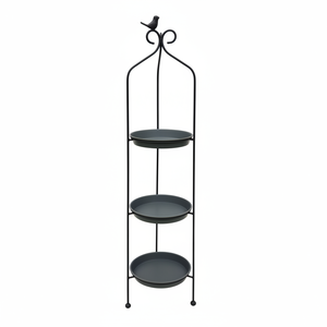 Décorations de jardin en fer et métal, 10 pièces, Design moderne, raboteuses avec support, finition multicolore, pour décor de maison, fait à la main - Product Image 1