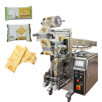 Petite machine d'emballage verticale pour biscuits, craquelins et biscuits secs, machine d'emballage quantitatif en sachets individuels
