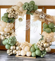 Superbe guirlande d'arche de ballons DIY, 155 pièces, ballons multicolores chromés pour baby shower, bridal shower, anniversaire, remise de diplôme, Noël