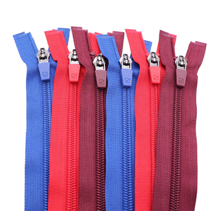 Fermetures éclair en nylon multicolores en gros, à extrémités ouvertes et fermées, avec curseur en résine, accessoires de couture pour vêtements et sacs, fourniture en vrac par usine OEM - Product Image 1
