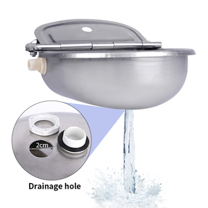 Bevitori di animali automatici bevitori di bestiame mucca abbeveratoio per il bestiame ciotola per l'acqua del bestiame in acciaio inossidabile aggiornato ciotola per l'acqua del bestiame - Product Image 4