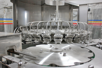 Machine de remplissage de jus d'orange et d'eau pure - Machine de remplissage automatique de bouteilles de boissons 3-en-1 en acier inoxydable haute précision