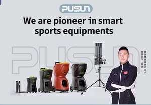 PUSUN PT Mini Ticari Tenis Topu Makinesi Taşınabilir Profesyonel Ağır Hizmet Tipi ABS/Metal Koçlar/Spor Salonları İçin Çoklu Hız Seçenekleri - Product Image 6