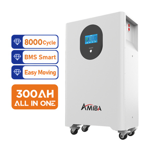แบตเตอรี่ลิเธียมไอรอนโซลาร์ออลอินวัน 48V/51.2V 300AH 15KWh + แบตเตอรี่ติดผนัง 5kw สำหรับเก็บพลังงานภายในบ้าน แบตเตอรี่ลิเธียม Amiba - Product Image 1