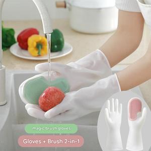 Magic Cleaning with <b>Scrub</b> <b>Brush</b> Reusable for Kitchen Household and Pot Cleaning - Product Image 5