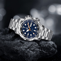 Montre de plongée 20BAR personnalisée avec mouvement de plongée NH36 automatique, 20ATM, acier inoxydable de haute qualité, montre de plongée 007 de luxe pour hommes
