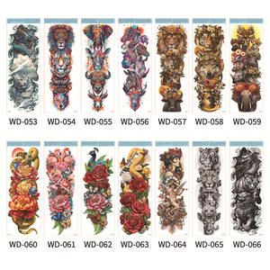 Tatuaje Temporal de Manga Completa con Diseño Tribal y Floral para Mujeres y Hombres - Product Image 5