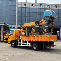 Grue araignée radiocommandée de 6 tonnes, flèche de 17 m, grue araignée tout-terrain sur chenilles pour utilisation en extérieur et en intérieur