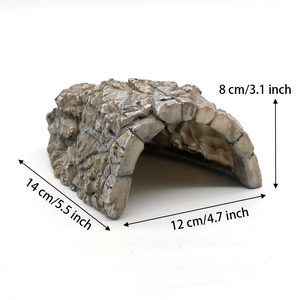 Reptielenrotshuid Grothars Verbergen Habitat Aquariumdecoratie Voor Vishagedisschildpadden Reptiel Amfibie Terrarium Groothandel - Product Image 3