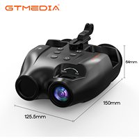 Jumelles de vision nocturne avec zoom numérique 1-5X, 1080P HD, 10MP, double utilisation jour/nuit, infrarouge 300m avec carte TF 32 Go
