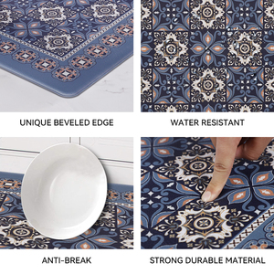 Pas de <span class=keywords><strong>tarif</strong></span> 3D Anti Fatigue tapis de cuisine mousse antidérapante lavable Rectangle Vintage nouveauté tapis tapis de coureur <span class=keywords><strong>pour</strong></span> sols de cuisine - Product Image 2