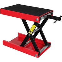 Cric hydraulique pour moto, support de levage en acier, table de levage à ciseaux pour l'entretien et la réparation de motos