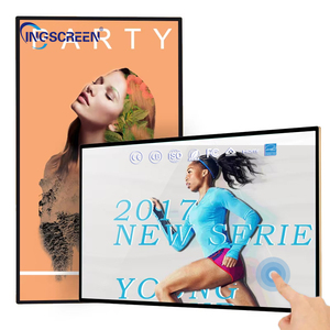 Panel Android INGSCREEN, todo en uno, <span class=keywords><strong>monitor</strong></span> de pantalla táctil capacitiva, pantalla de publicidad Lcd Industrial montada en la pared - Product Image 1